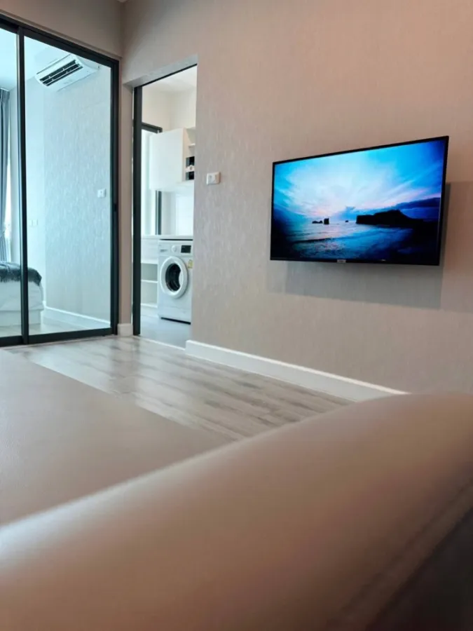For rent, Metro Sky Prachachuen, ready to move in, fully furnished, electrical appliances affordable price Don't miss it.