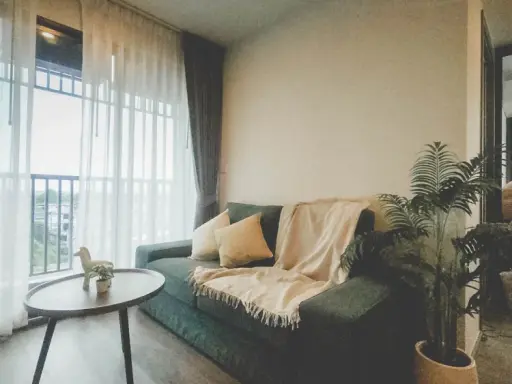 For sale THE ORIGIN Sukhumvit Sailuat E22 Station 1 bedroom 1 bathroom, decorated in a minimalist style, comes with complete facilities, don't miss it