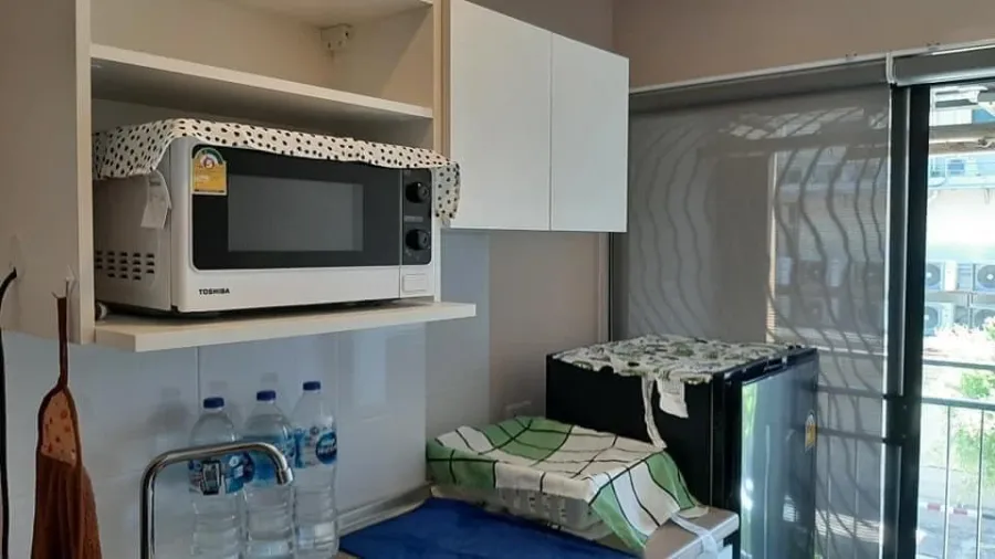 For sale: iCondo Green Space Sukhumvit 77, 3rd floor, partitioned room, fully furnished, reserve now!
