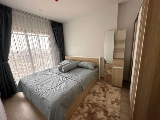 For rent: Life Rama 4 - Asoke, 20th floor, high floor, beautiful river view, fully furnished, with electrical appliances