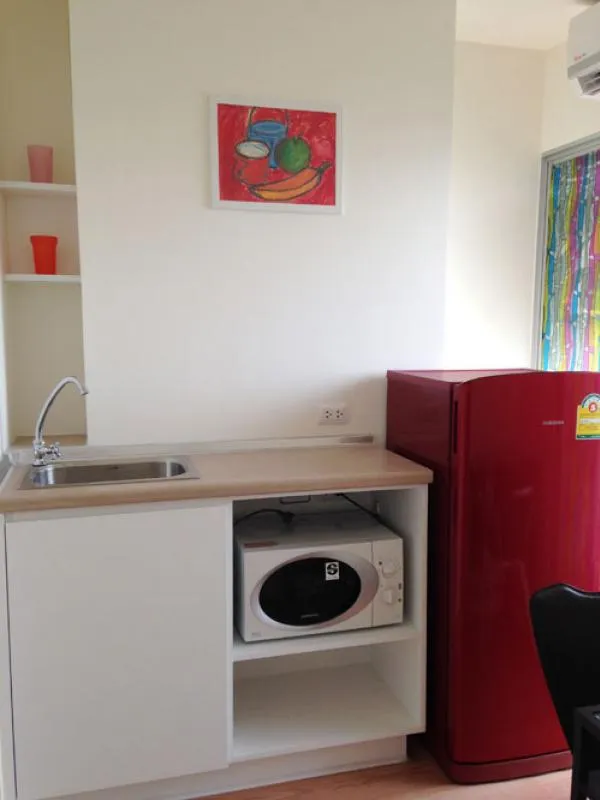 Condo for rent, Lumpini Ville Ramkhamhaeng 60/2, the cheapest, guaranteed furniture and appliances complete with a finish.