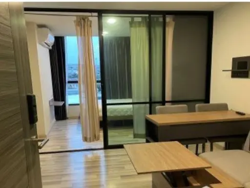 urgent! For rent, The Cube Premium Ramintra 34, decorated + fully furnished, 4th floor, move in now, book now.
