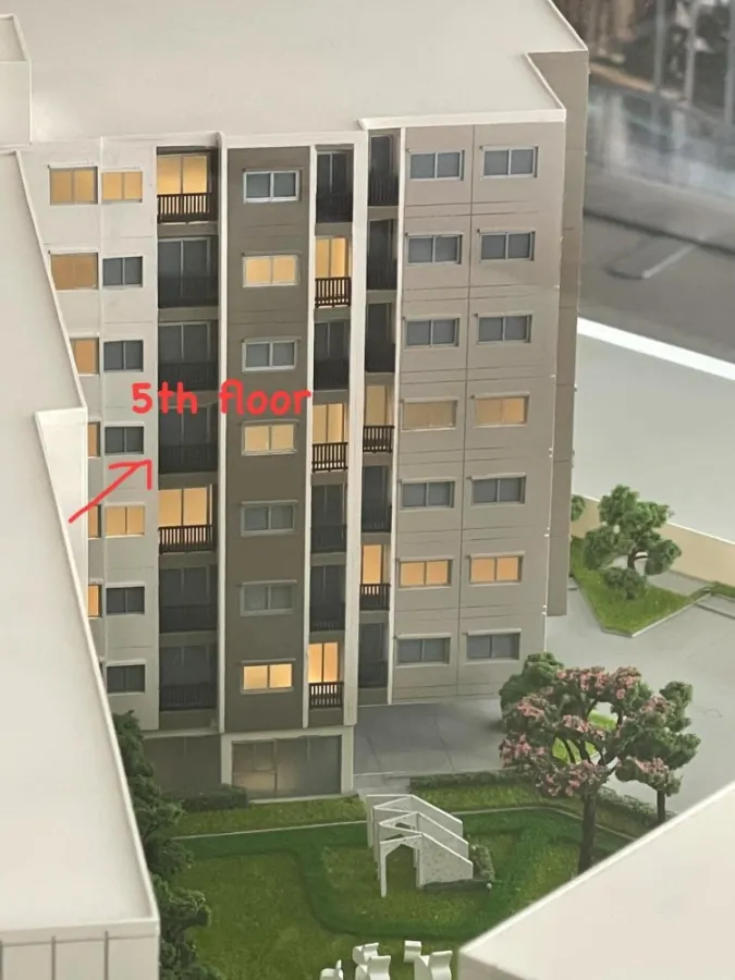 Urgent sale!! Sena Eco Town Rangsit Station, 5th floor, new condo, next to the main road, near the BTS, good price, hurry and reserve now!!