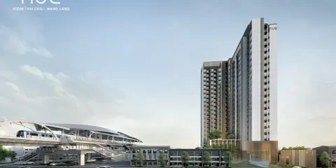 ขายดาวน์ นิว โนเบิล ไฟฉาย-วังหลัง ชั้น 9 ห้องกว้าง ติด MRT เดินทางสะดวกสบาย ของแถมเพียบ จองเลย