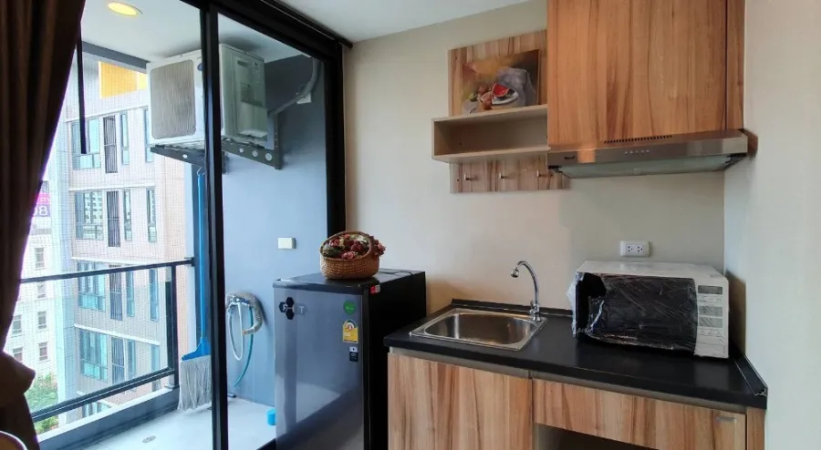 Condo for rent, The Cube Plus, Minburi, air vent room, cool room, open view, wide balcony, best location