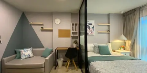เช่า Kave Codo รีโนเวทใหม่ ห้องสวย วิวสวน ไม่ร้อน เข้าอยู่ได้เลยค่ะ!