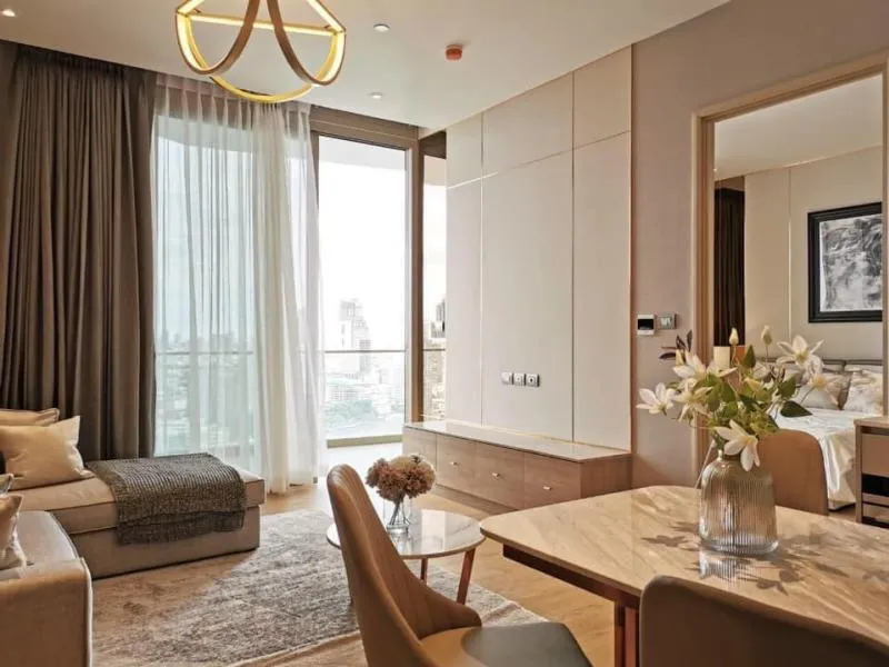 For rent Magnolias Waterfront Residences, luxuriously decorated room, giving you a feeling like a young lady in a drama. If interested, hurry to reserve now.