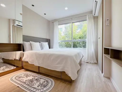 Condo for rent Lumpini Ville On Nut 46, separated rooms. Dressed and ready to move in Hurry and move to reserve quickly.