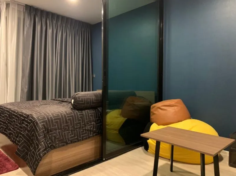 For rent condo แอทโมซ ลาดพร้าว 71 ตกแต่งพร้อมเข้าอยู่ ชั้นบนสุด บรรยากาศเริ่ด ราคาไม่แรง จองด่วนน