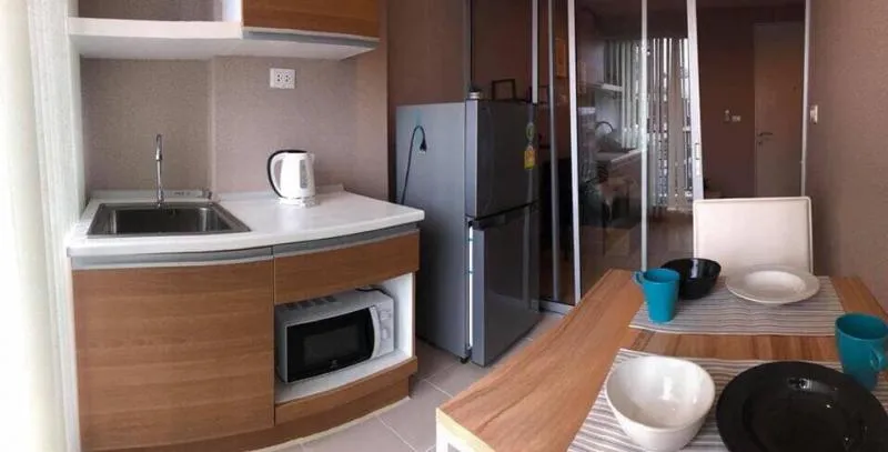ห้องนี้แต่งสวย น่าอยู่มากๆๆๆ เฟอร์ครบมาก ให้เช่า The Niche id บางเเค