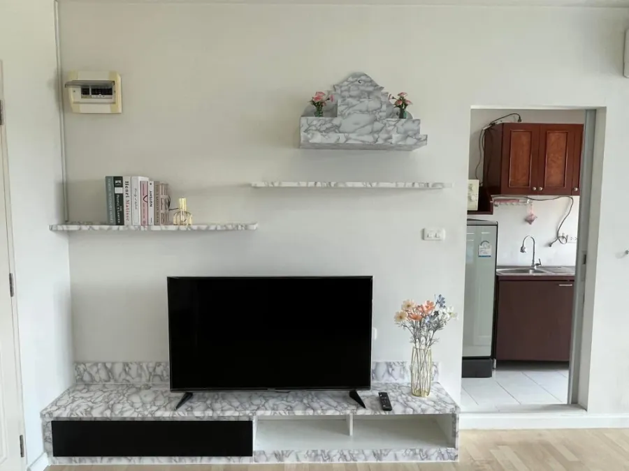 D Condo Onnut-Suvarnabhumi, 4th floor, fully furnished, available for rent. Book now!