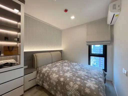 For rent, Metris Ladprao, high floor room, facing north, cool, open view, beautifully decorated, pets allowed, don't miss it. images