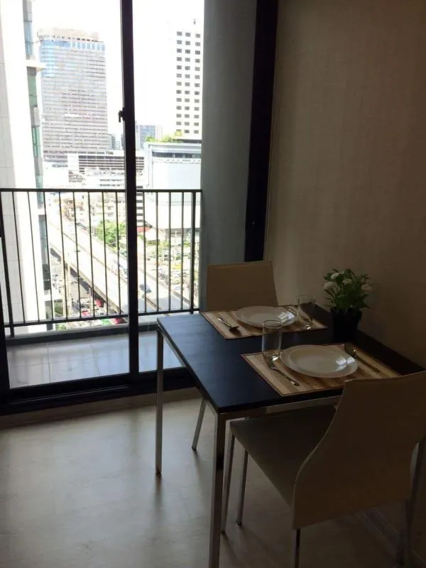 express!!! Condolette Mist Rama 9 for rent, very beautiful view, fully furnished room, good price like this, you can't reserve it anymore.