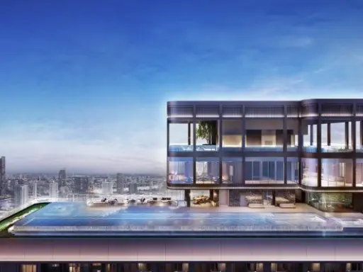 Selling down payment Rhythm Charoen Nakhon Iconic, 1-bed room, 16th floor, high view, not too expensive, I'd say don't miss it.