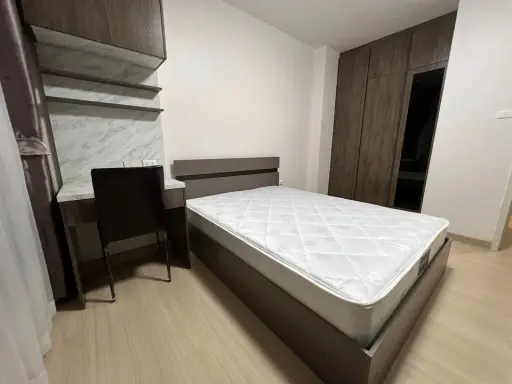 For Rent Supalai Veranda Rama9, room with good built-in furniture, 22nd floor, high view, hurry to reserve