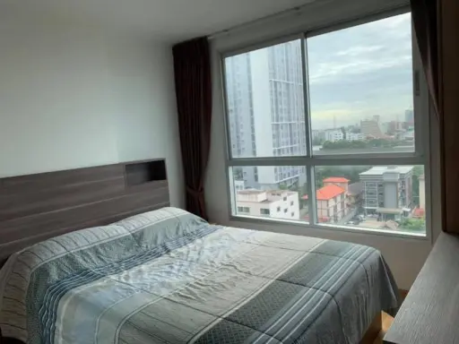 Condo for rent, U Delight Residence (Pattanakarn-Thonglor), high floor, good view, big room, not uncomfortable, fully furnished, book now