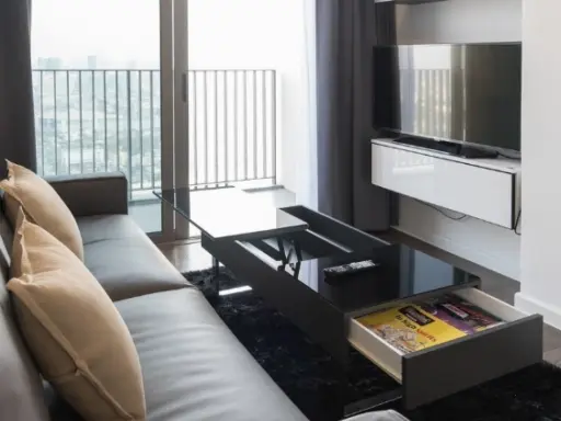 Condo for rent, Nara Nine, high floor, beautiful view, furniture with electrical appliances, book now !!