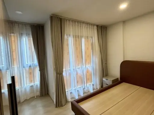 ให้เช่า Aspire Onnut Station ทิศเหนือ วิวเมืองและโค้งแม่น้ำเจ้าพระยา โปร่ง สบาย ห้องมาพร้อม (Fully Furnished)