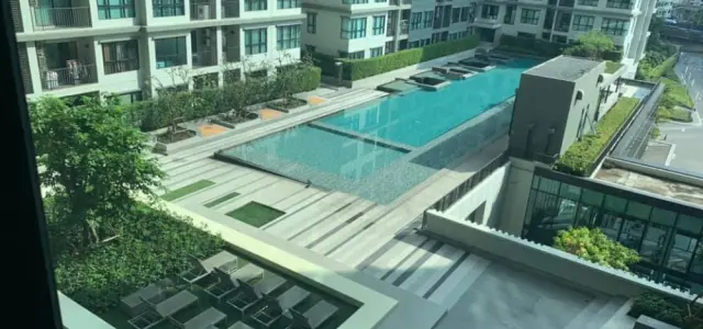 ปล่อยเช่าคอนโด The base แจ้งวัฒนะ ขนาด 30 ตรม. ชั้น 7 วิวสระน้ำ มองเห็นฟิตเนส ระเบียงกว้าง จองด่วน images