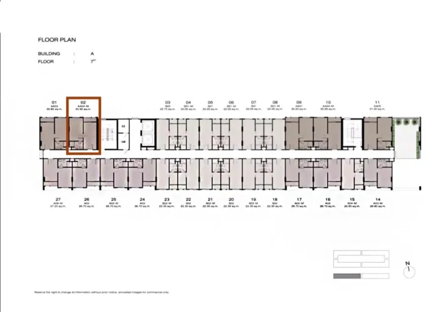 Selling down payment New Cross Khu Khot Station, 7th floor, garden view. Hurry and reserve it as an owner. Urgent.
