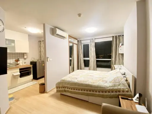 For rent: Fuse Sense Bang Khae, studio room, fully furnished, garden view, just come and move in.