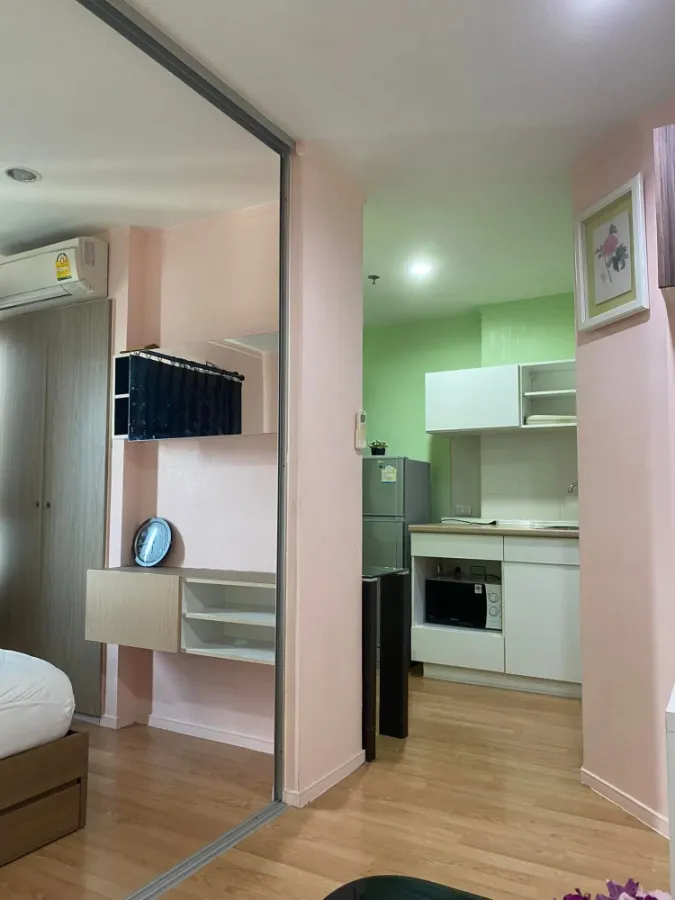 Condo for sale, Lumpini Ville Sukhumvit 77, Building A2, 7th floor, corner room, quiet, ready to move in. Friendly price. Don't miss it!!!