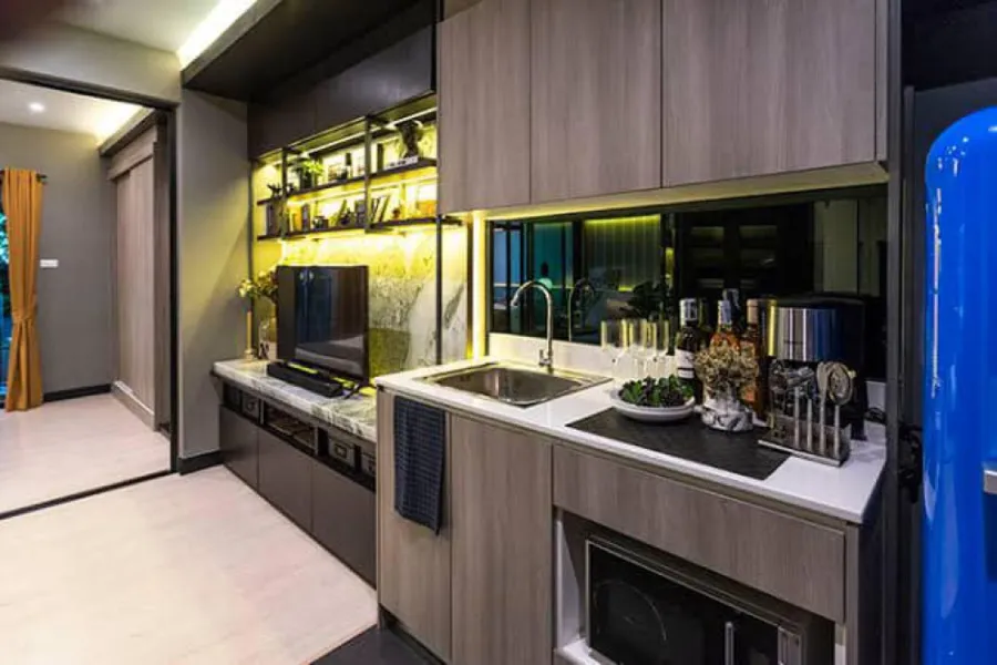 Sale down payment urgently!! Condo A Space Mega 2, good location, convenient transportation, near shopping areas, don't miss it!!
