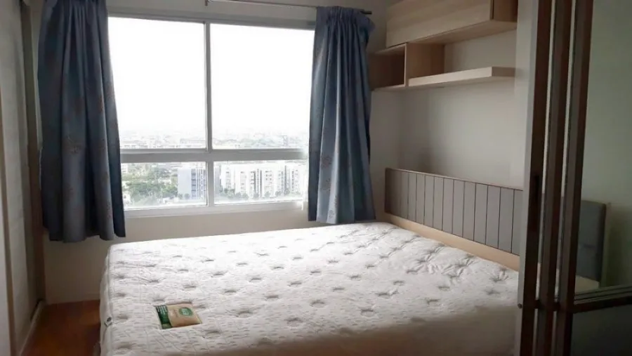 Condo for rent, Lumpini Place Srinakarin-Huamark Station, fully furnished and electrical appliances, ready to move in, hurry!