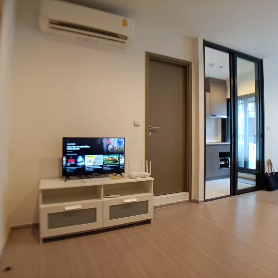 Condo for rent, Life Asoke, Hype Studio, kitchen divided into proportions, reserve first, get in first.