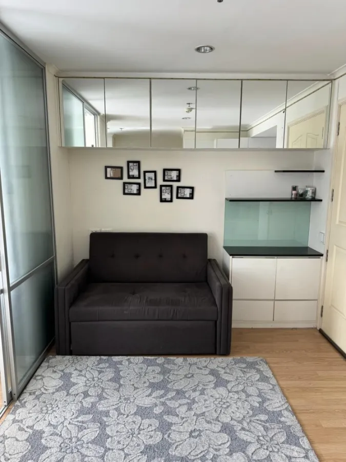 Condo for rent, Lumpini Ville Ratburana-Riverview, corner room, single bag, can move in, very good price.