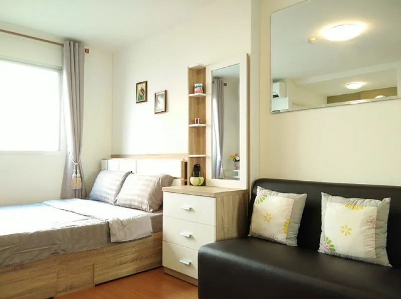 ห้องสวย แต่งครบ พร้อมอยู่ ให้เช่าคอนโดลุมพินีรังสิต โซนด้านหน้า