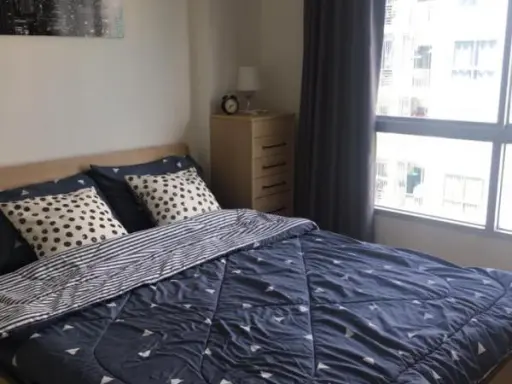 Urgent for rent !! The Niche ID Serithai Condo, fully furnished, spacious room, ready to move in, don't miss !!