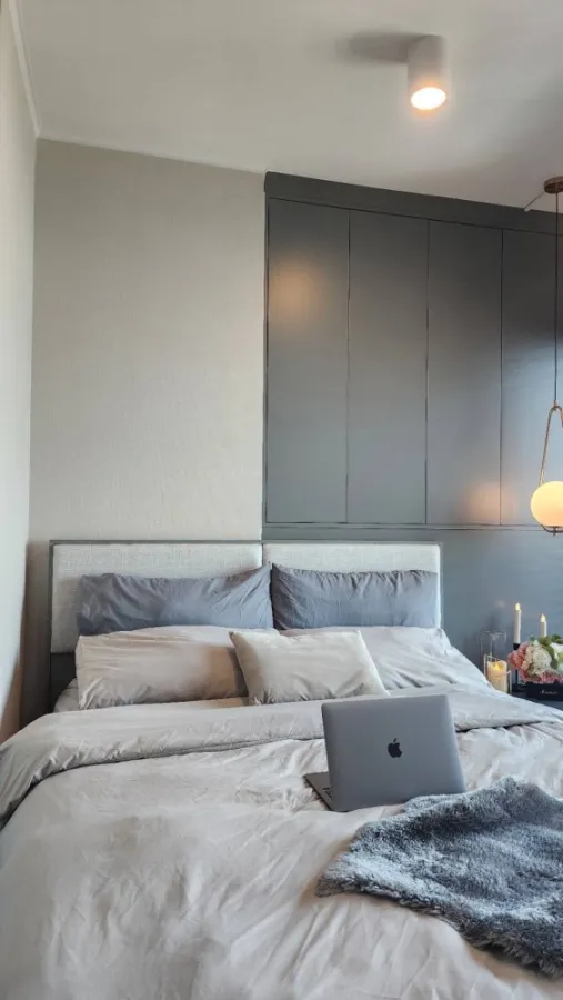 For rent/sale Condo IDEO Ratchada-Sutthisan, 21st floor, room facing north, room is a single corridor, very private, buy now.