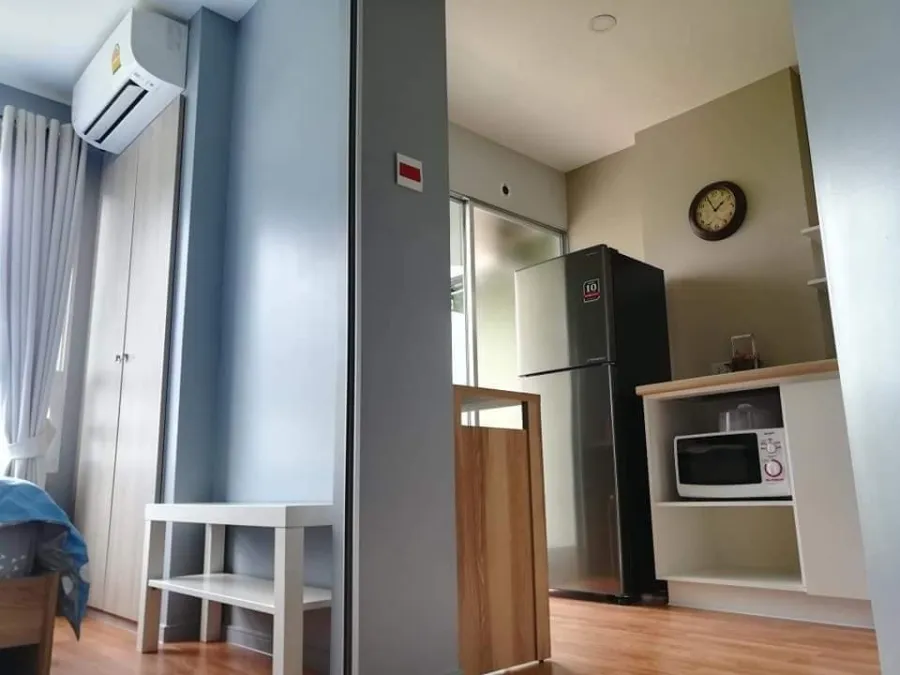 For rent, Lumpini Ville Ratchaphruek-Bang Waek, 3rd floor, garden view, bright blue room, easy on the eyes, already comfortable, don't miss it.