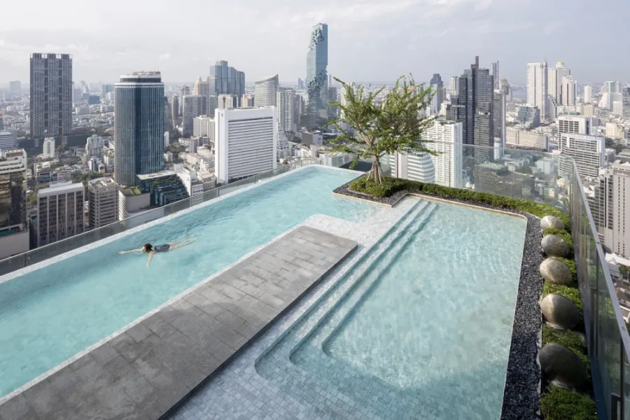 ให้เช่าคอนโด Ashton Chula–Silom สตูดิโอ ชั้น 14 ได้วิวสูง มาพร้อมสิ่งอำนวยความสะดวก จองเลย อย่าพลาด