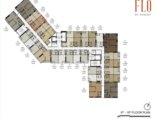 ขายดาวน์ FLO by Sansiri ชั้น 14 โครงการดี ทำเลน่าอยู่ สนใจเป็นเจ้าของ รีบจองเลย