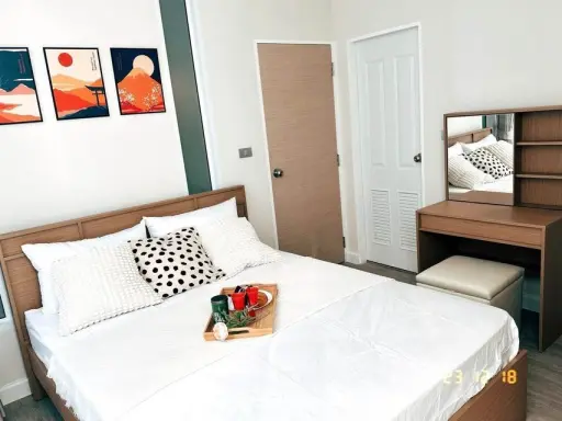 Condo for rent, The Sky Sukhumvit, room ready to move in. Complete facilities Not booking is missing out.