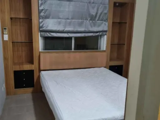 For rent, The Parkland Bangna, fully built-in furniture, ready to move in, very low price, great value, hurry and reserve now.