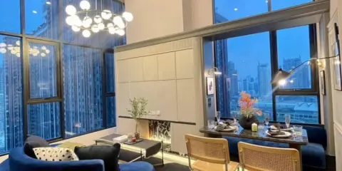 ให้เช่า Knightsbridge space rama 9 ชั้น 20 วิวสวย ห้อง DUPLEX ตกแต่ง Buit-In จัดเต็ม ห้ามพลาด