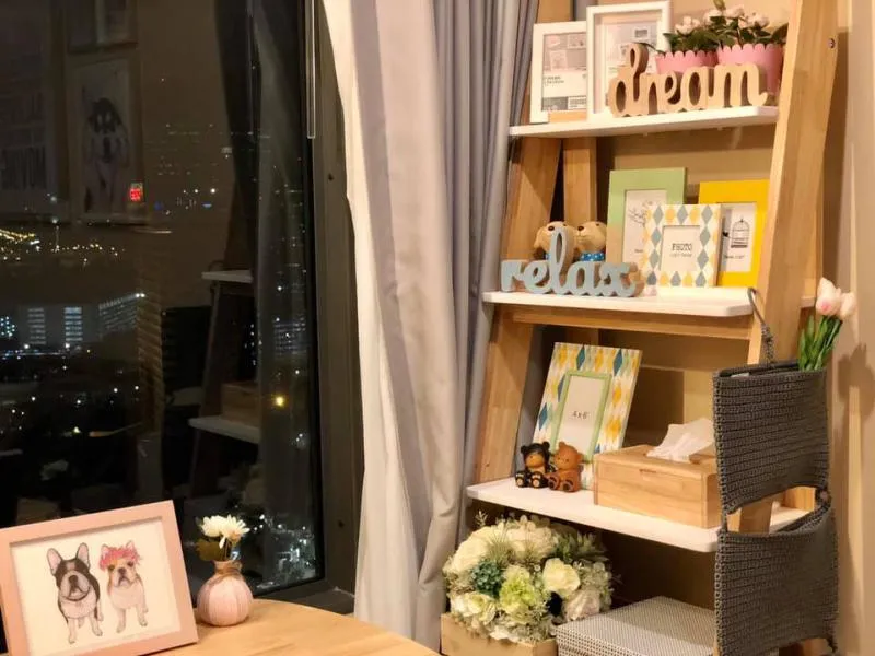 ให้เช่า Life Ladprao ใครชอบห้องสไตล์ มูจิ หรือ เกาหลี ห้องนี้แนวนั้นเลยค่า แต่งน่ารักคิวป์ๆ เช่าเลย!