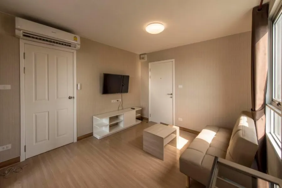Plum Condo for rent, Phahon Yothin 89, corner room, comfortable view, fully furnished, electrical appliances You can just come in.