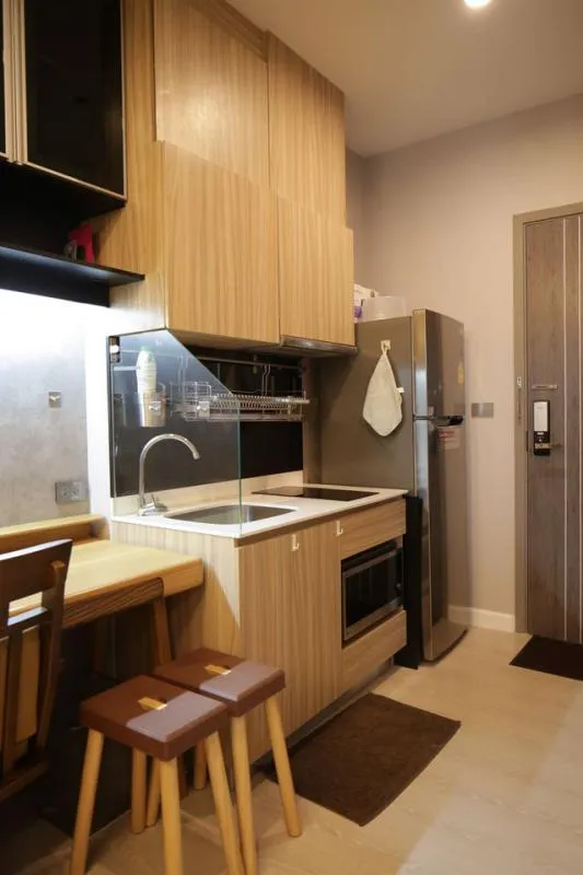 Corner room for rent The Niche Pride Thonglor-Phetchaburi, fully furnished, electrical appliances, pool view, reserve now.