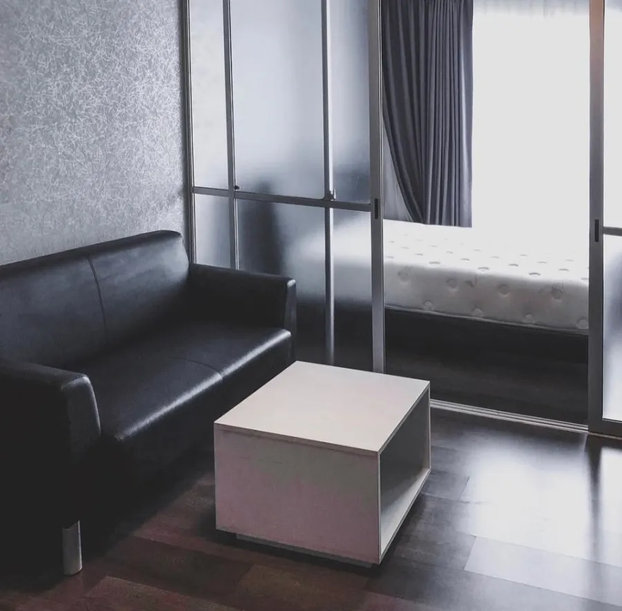 For rent, D Condo Campus Rangsit Phase 1, garden view, swimming pool, fully furnished, ready to move in. If interested, hurry and reserve now.