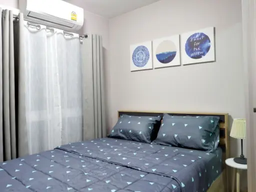 Sell and rent Plum Condo Chaengwattana, the room looks great. Fully furnished with electrical appliances Good room like this. Don't miss it.