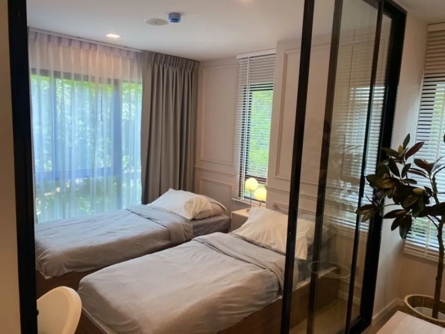 ว้ายยย ห้องสวย ตกแต่งพรีเมี่ยมสุดๆ ครัวแยก วิวสวนสวยมาก สนใจจองเลยที่ Kave Town Shift ให้เช่า