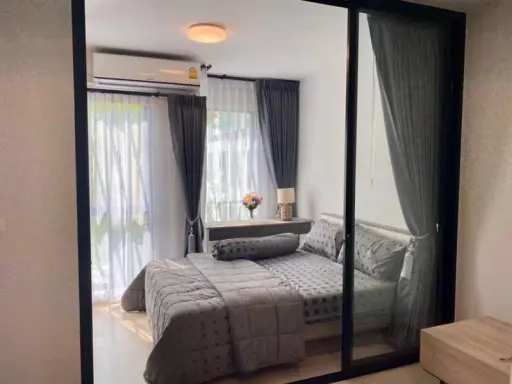 For rent urgently!! Condo Unio Sukhumvit 72, 2nd floor, Building D, beautiful view, full facilities, book now!! images