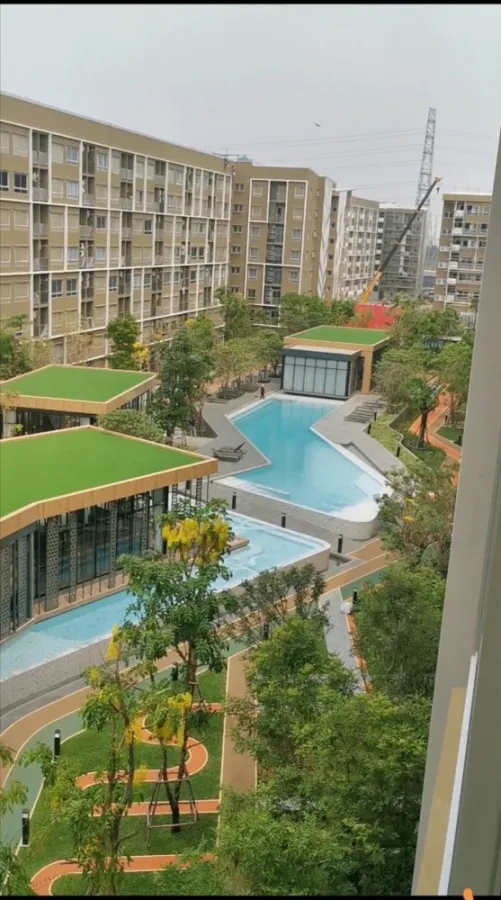 For rent, Plum Condo Rangsit, Alive1 6, excellent high-angle room, excellent location, good floor, book quickly before it slips out of hand...