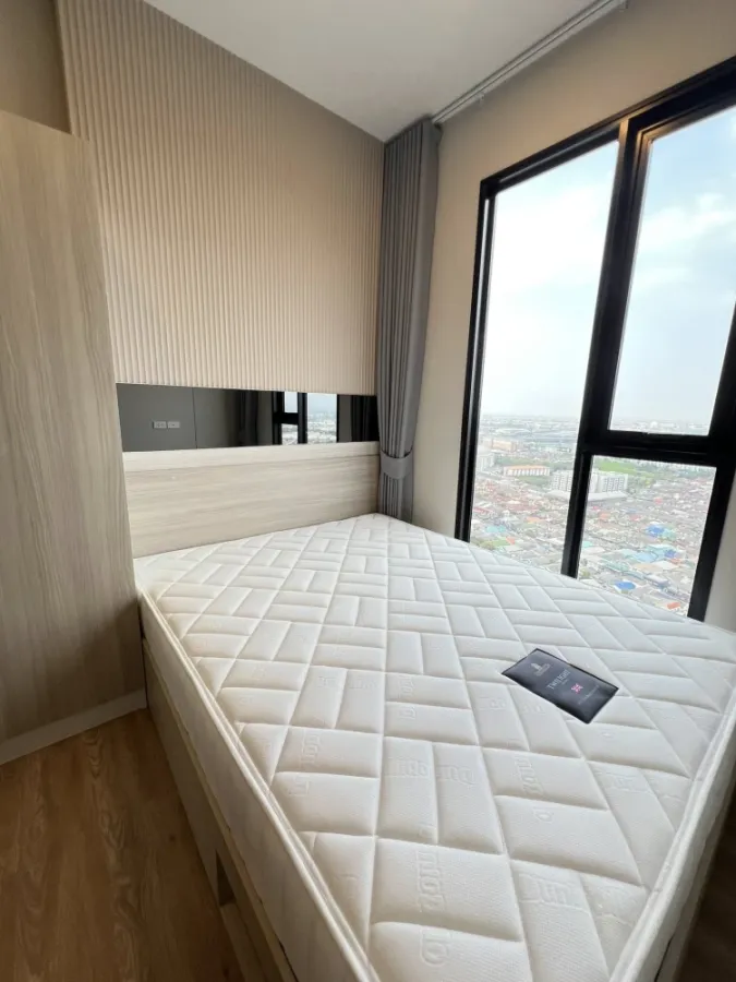 ให้เช่า Plum Condo New West Bangyai ชั้น 31 วิวโล่ง แต่งครบ จองเลย