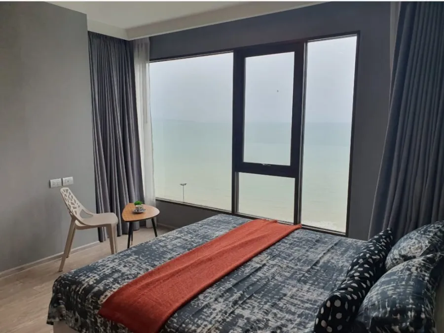 For rent, Aeras Condo (Jomtien), beautiful sea view, wide room, ready to move in, good atmosphere, convenient, complete, book now!