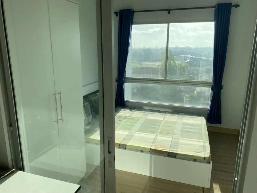 Condo for rent, The Kit Line Bangkadi, room divided into proportions. Fully furnished + electrical appliances. Good price. Book now.